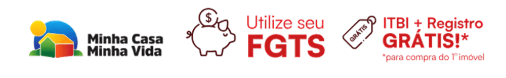 Fachada do GreenPark Residence com design contemporâneo e áreas verdes ao redor.